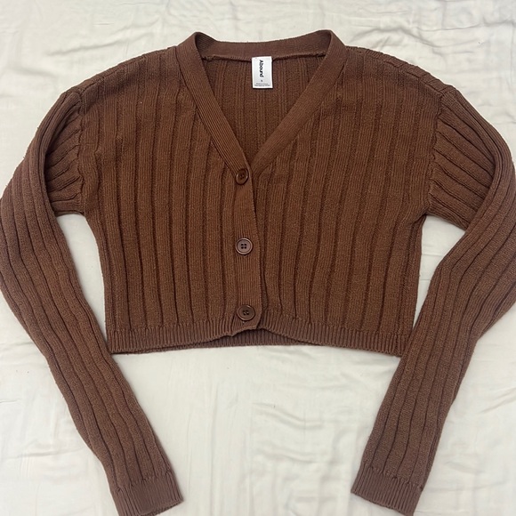Nordstrom Rack Cognac Brown Button up sweater - Picture 2 of 7